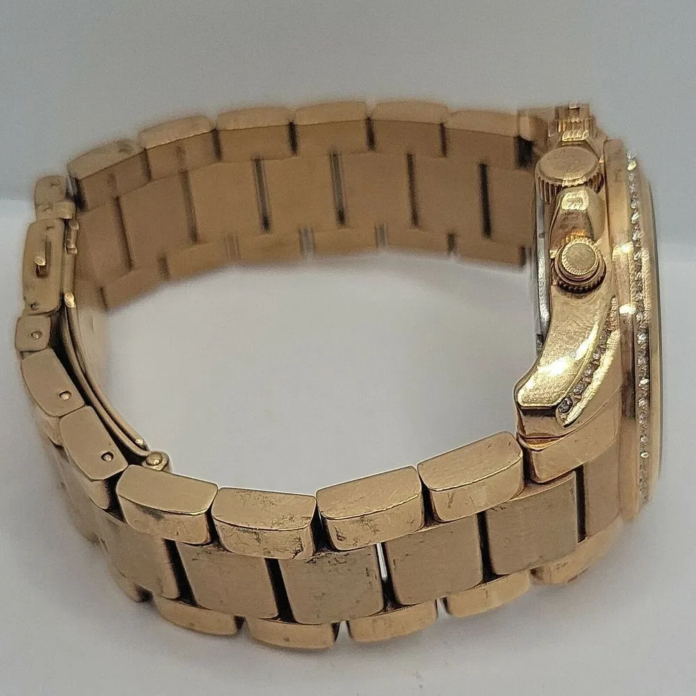 Michael Kors MK5263 Women's Stainless Steel Analog Gold Dial Quartz Watch BC654